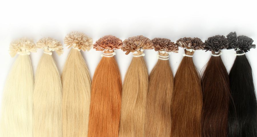 Pre-bonded keratin-based extensions